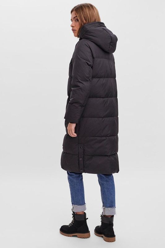 Vero Moda Jas Vmericaholly Long Down Jacket Noos 10251595 Black Dames