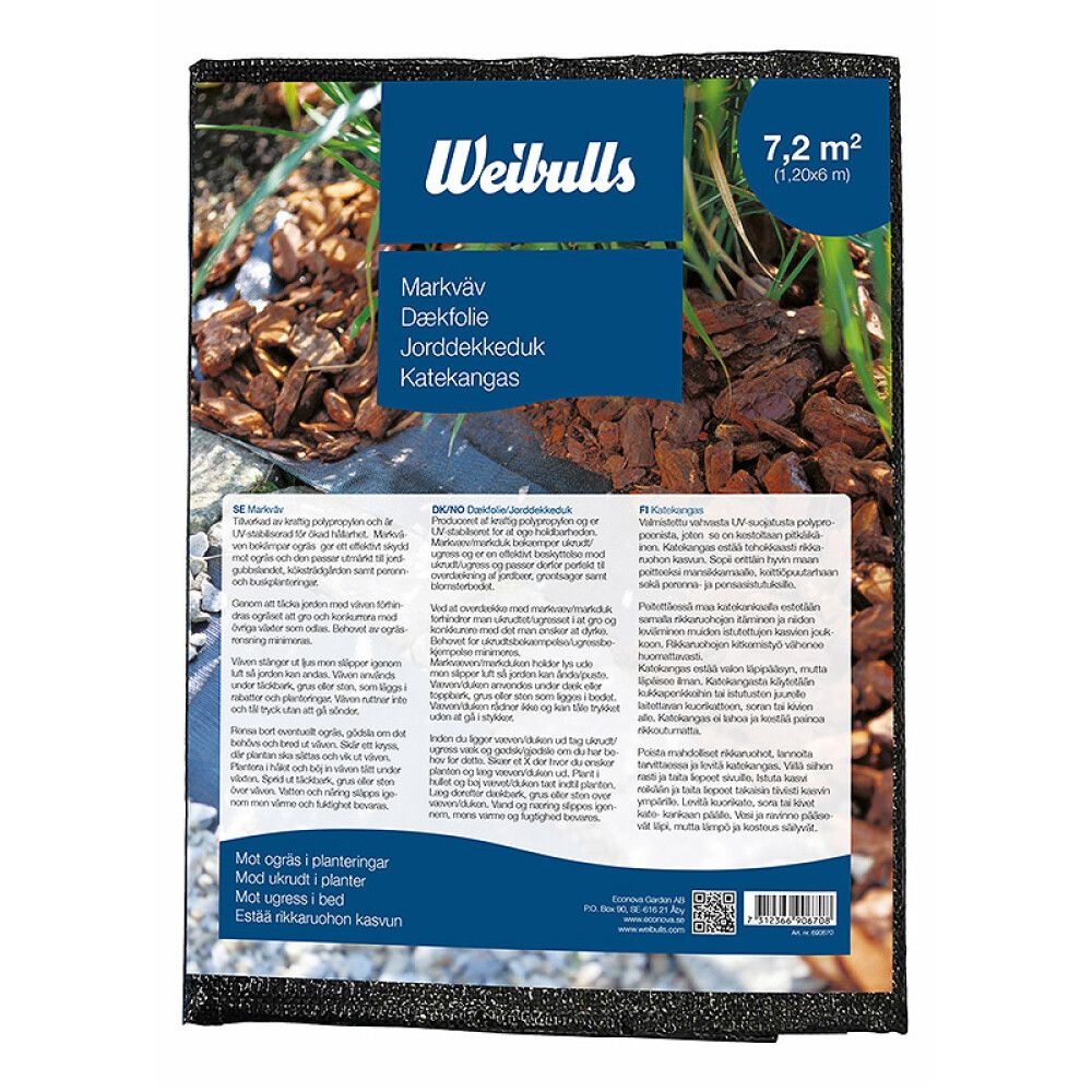 BAKDUK WEIBULLS 7,2M² 1,20X6M