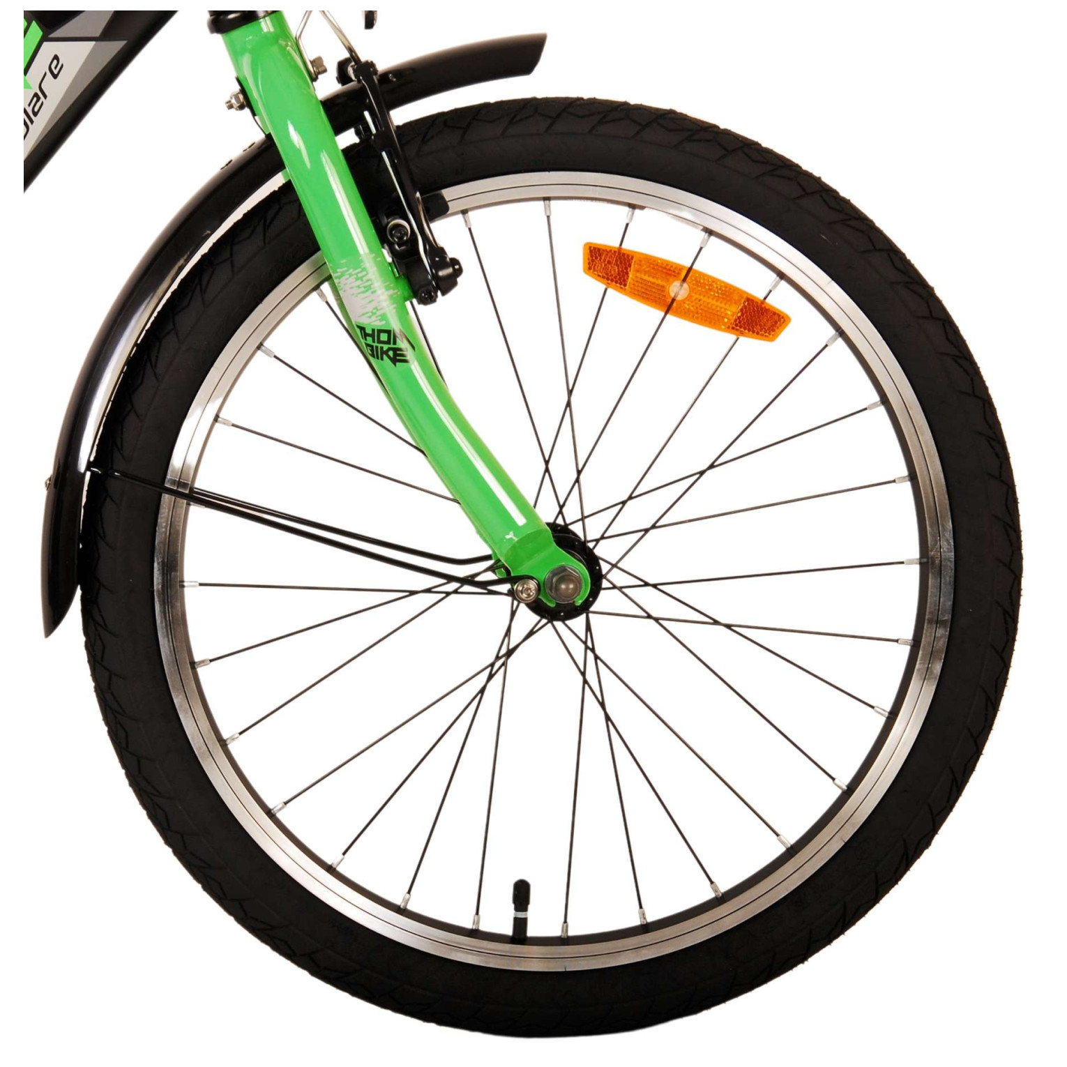 Volare Thombike Fiets - 20 inch - Zwart Groen