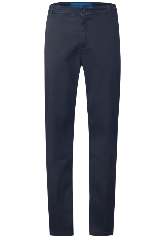 Washed Chino - dark dust blue