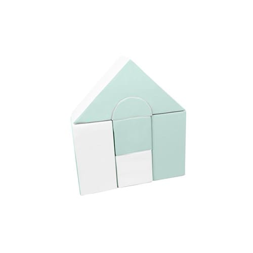 Petit château - lot de 11 blocs menthe