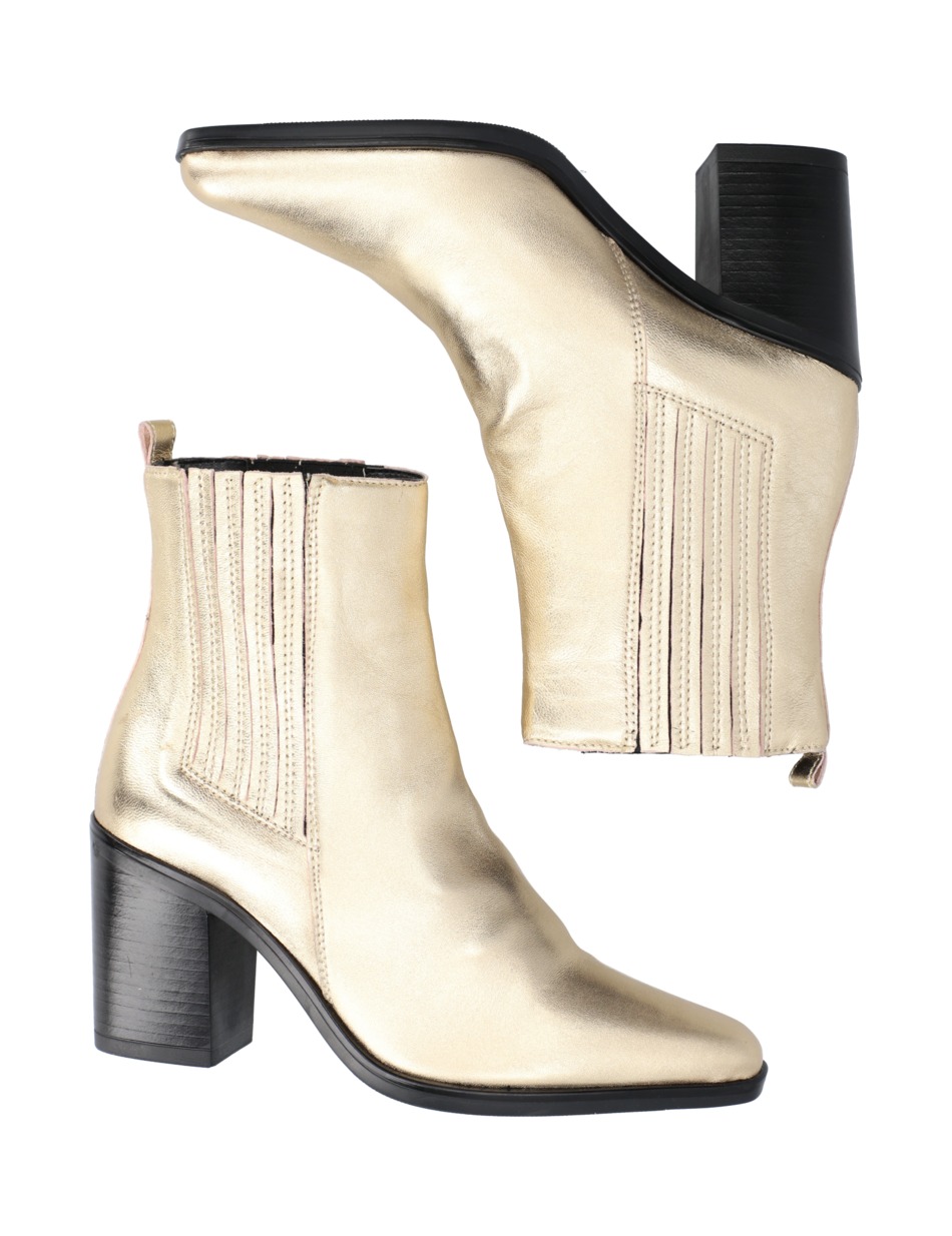 Glattleder Stiefelette