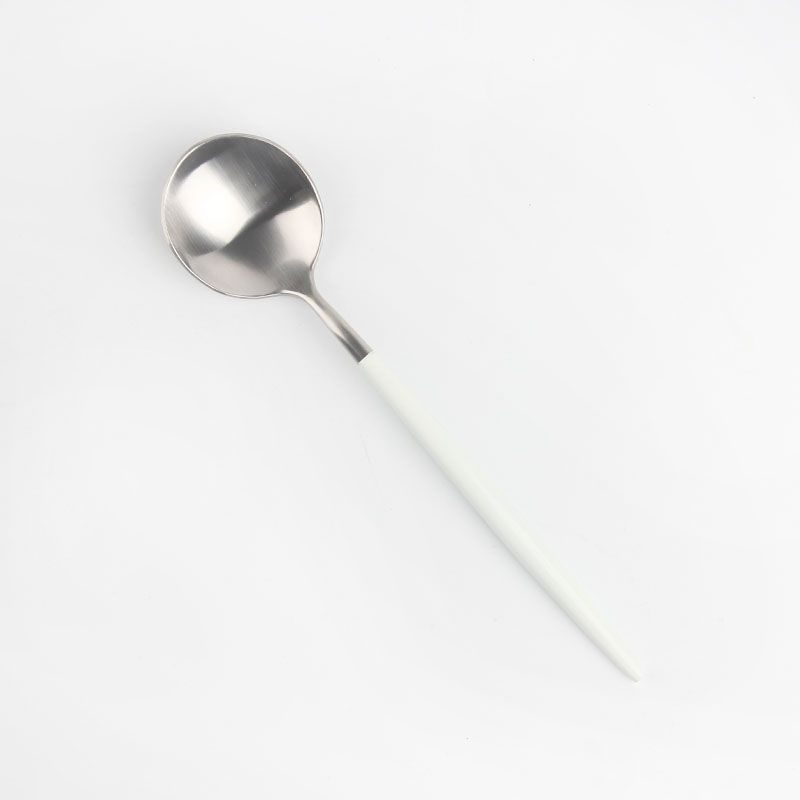 Hashi - Lepel / Vork / Mes / Dessertlepel van roestvrij staal
