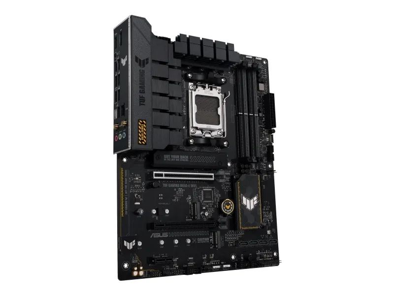 ASUS TUF GAMING B650-E WIFI - Bundkort - ATX - Socket AM5 - AMD B650 Chipset - USB-C Gen2, USB 3.1 Gen 2 - Wi-Fi 6E, Bluetooth - onboard grafik (CPU påkrævet) - HD Audio (8-kanaler)