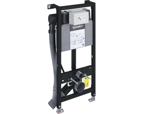 DURAVIT DuraSystem voorwandelement voor wandclosets of douchetoiletten, inbouwhoogte 114,8 cm, met hygiënische spoeling en geurafzuiging 1014000000