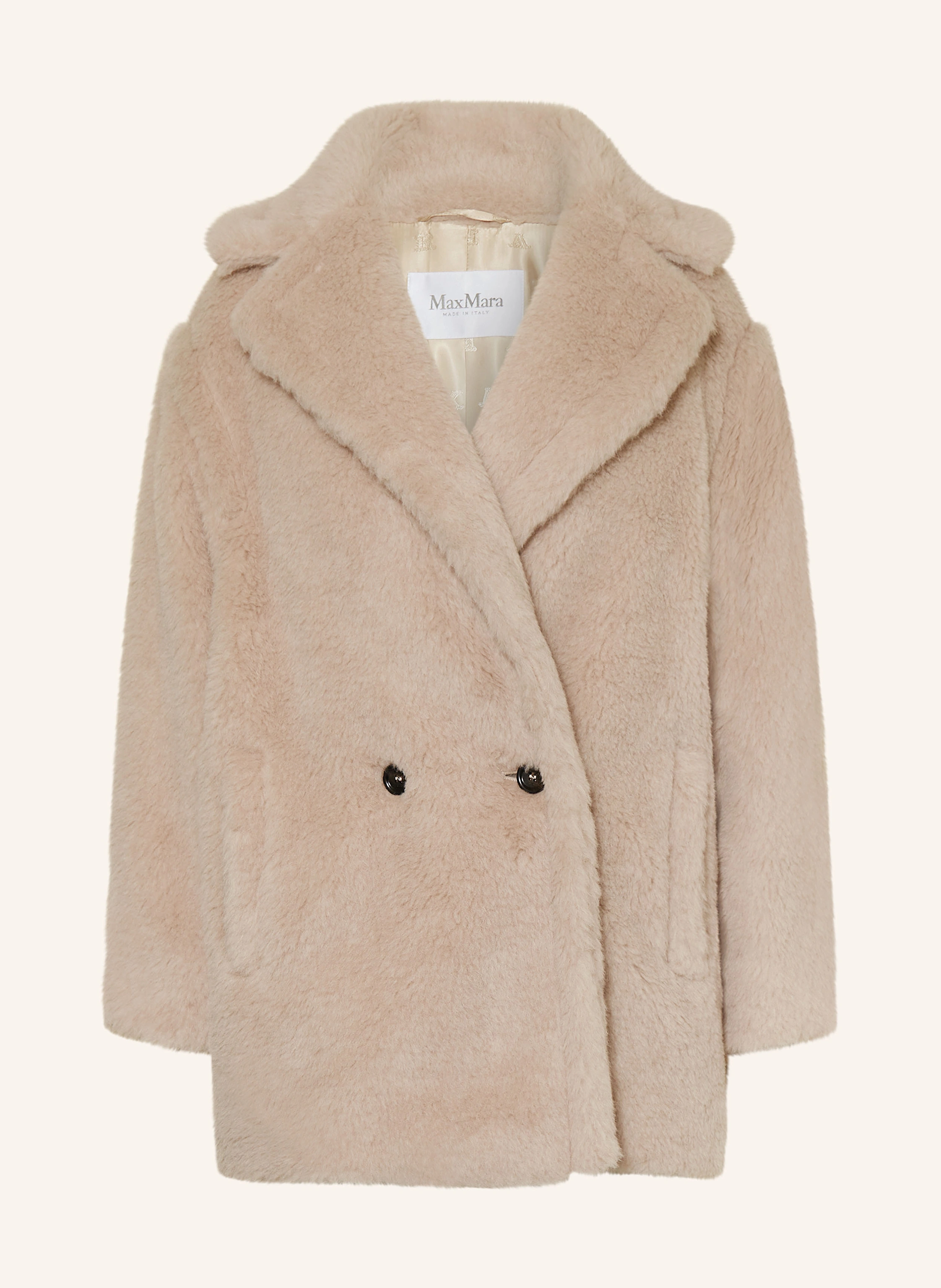 Max Mara Teddyfell-Jacke OLGA mit Alpaka