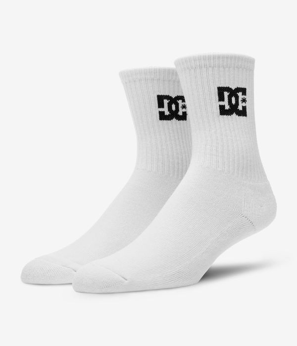 DC Crew Socken US 8-11 (snow white) 3er Pack