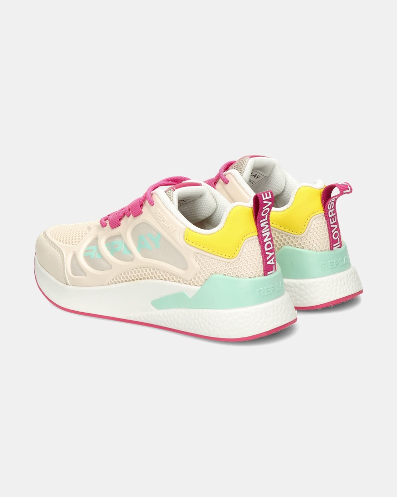 Replay Maze Jr. Lage sneakers  - beige