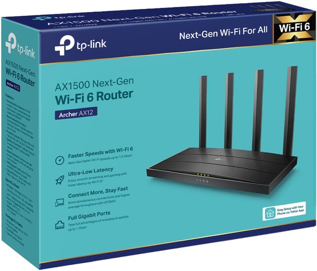 TP-Link Archer AX12 WiFi 6 Router