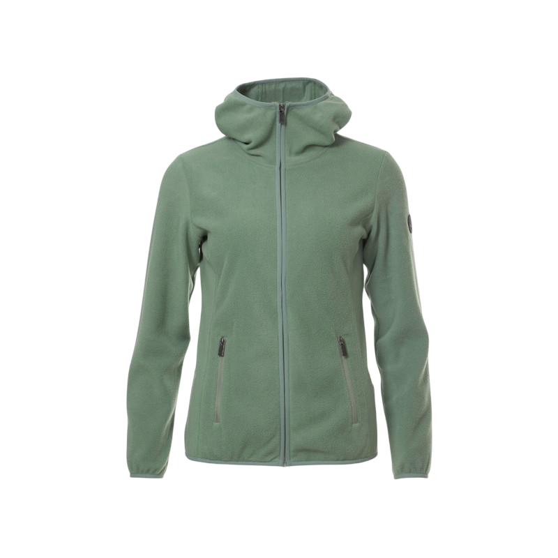 Frauen Fleece Jacke Mia hedge green