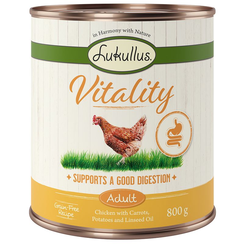 Lukullus Vitality Digestion poulet (sans céréales)