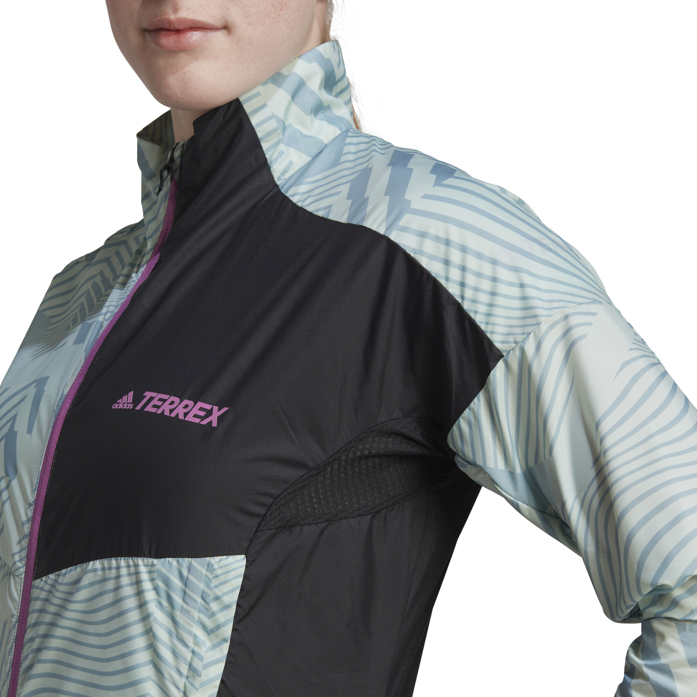adidas Trail Wind Veste Running Femmes - Multicouleur