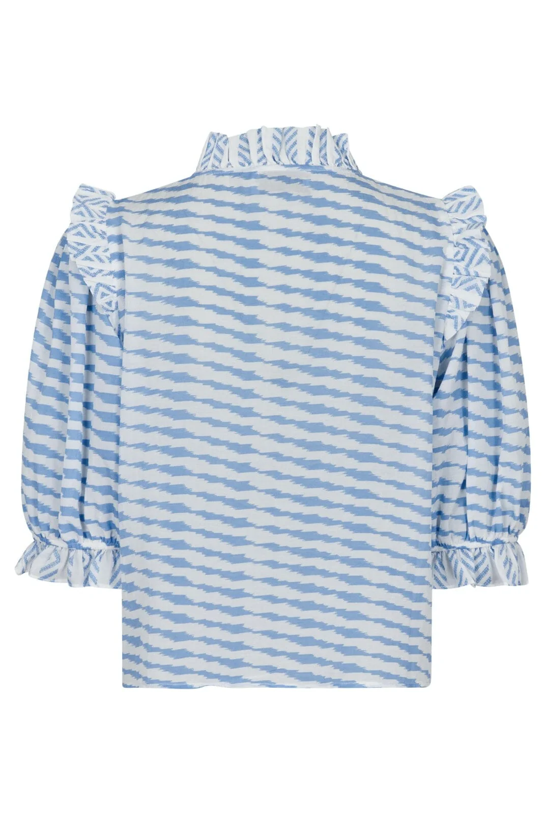 Neo Noir Chacha Graphic Blouse light blue
