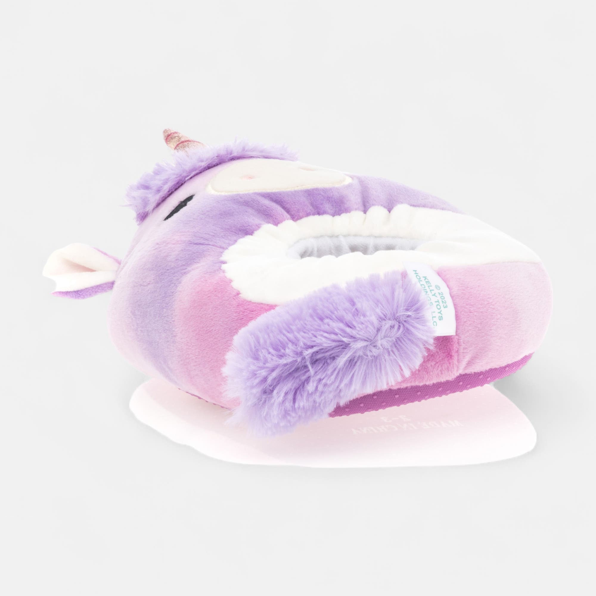 Pantoufles peluche Fille violet