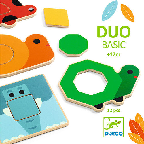 Djeco puzzel duobasic - 6x2st