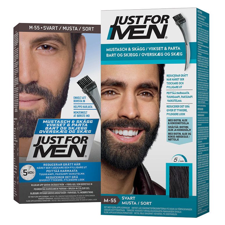 Just For Men Moustache & Beard Real Black 55g
