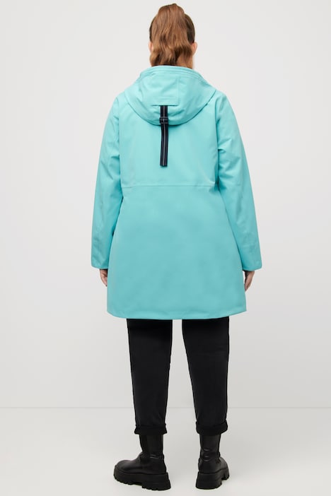 HYPRAR Funktionsjacke, Kapuze, wasserdicht, 2-Wege-Zipper