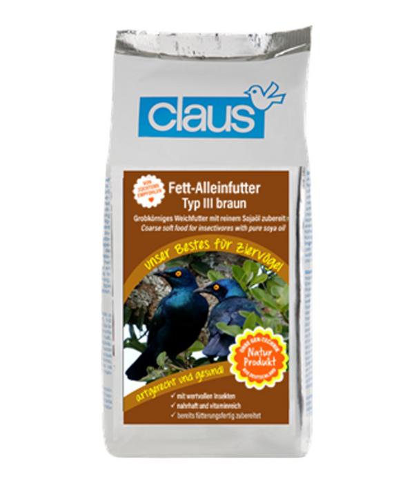 Claus Weichfutter Braun, 500g