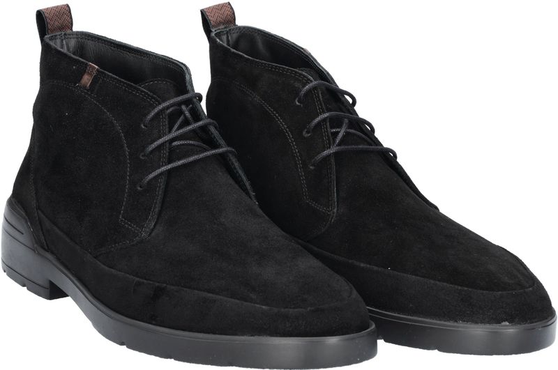 Floris van Bommel - De Venker - Veterboot - Zwart - H-wijdte