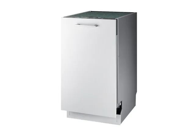 Samsung DW50R4060BB, Fuldt indbygget, Slimline (45 cm), Touch Control, Kurv