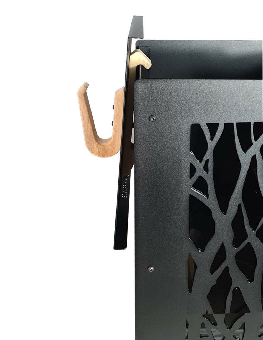 Poignée bois pour le stockage de granulés de bois Granulebox