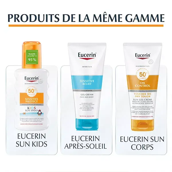 Protetor Solar em Spray Transparente Eucerin Sensitive Protect FPS 50 200ml