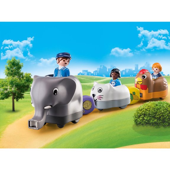 Train des animaux Playmobil 1.2.3 70405