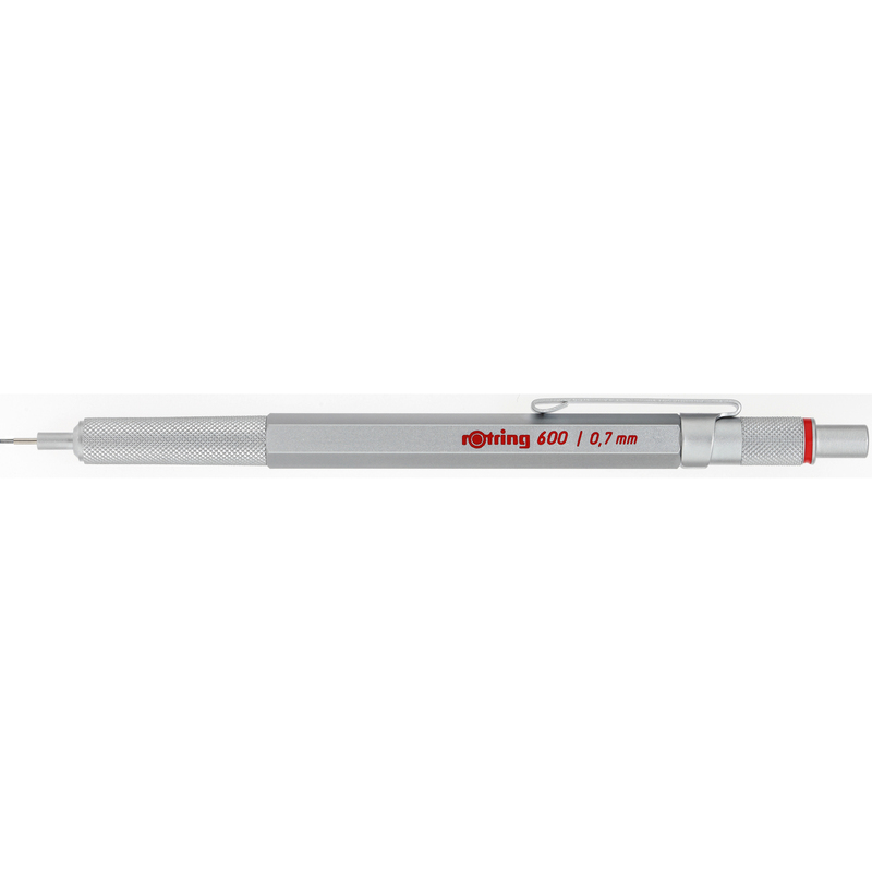 Rotring Druckbleistift 600, 0.7 mm, HB, silber