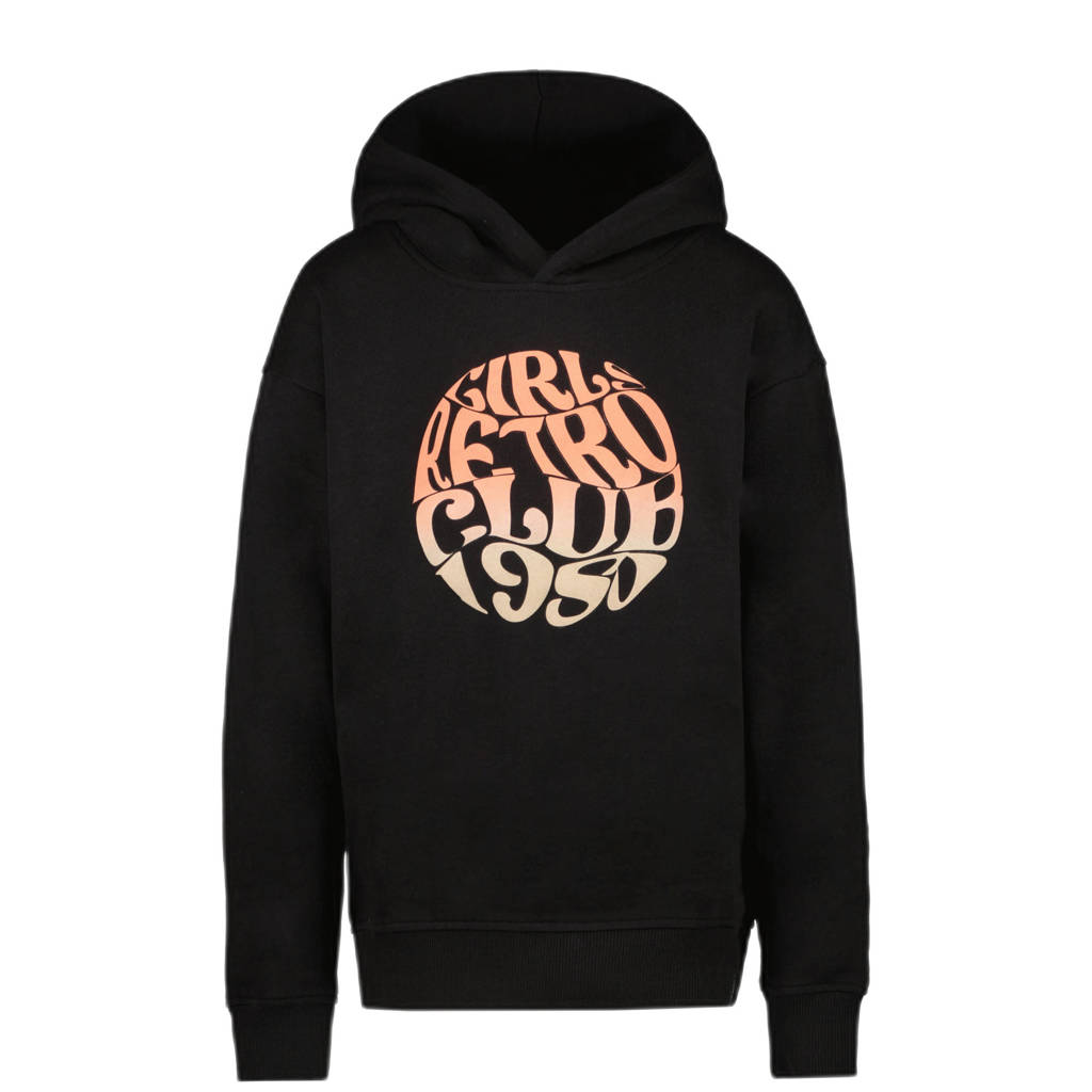 Cars hoodie Helha met printopdruk zwart