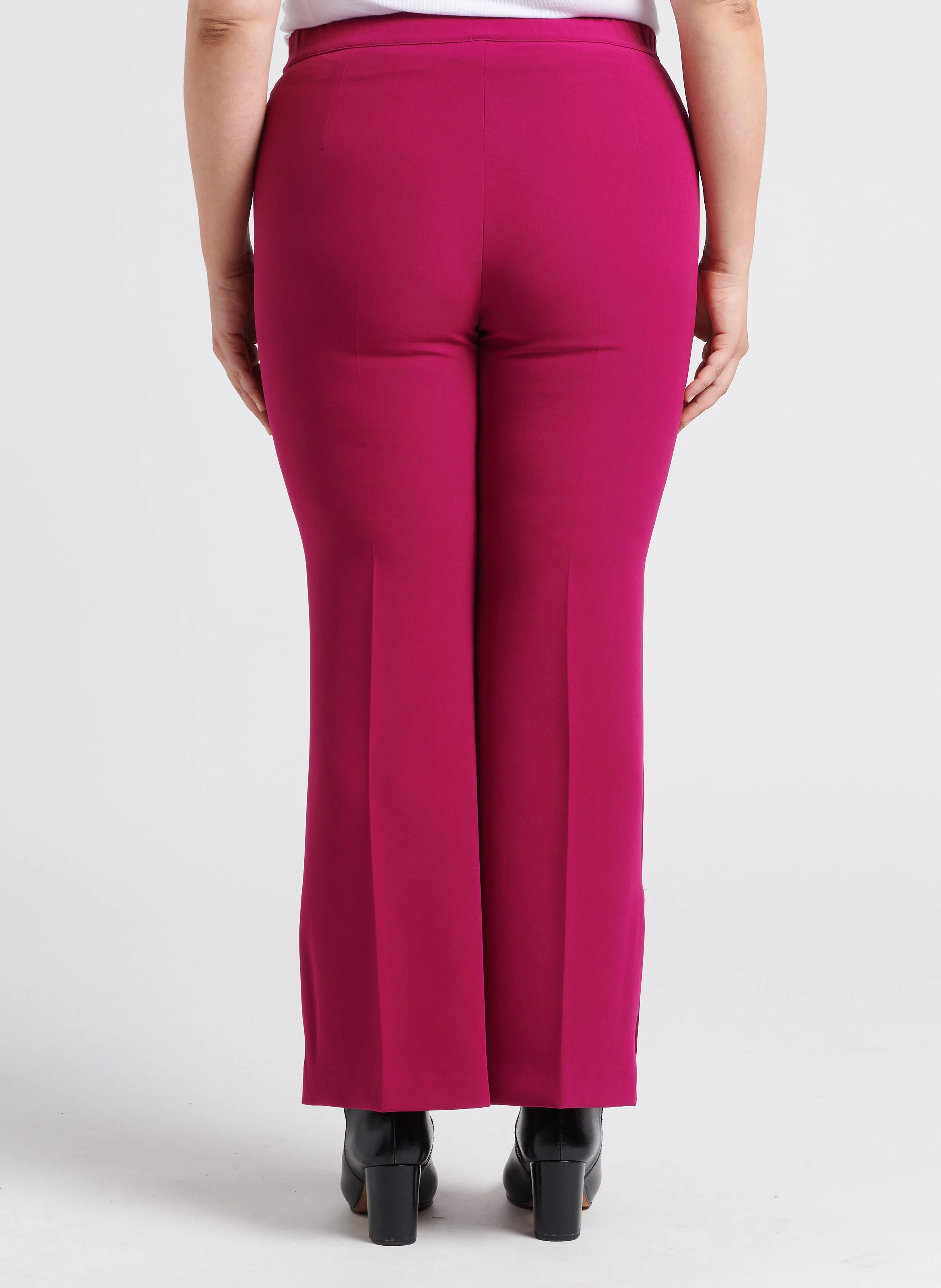 ROBIN - Pantalon droit taille haute | Violet
