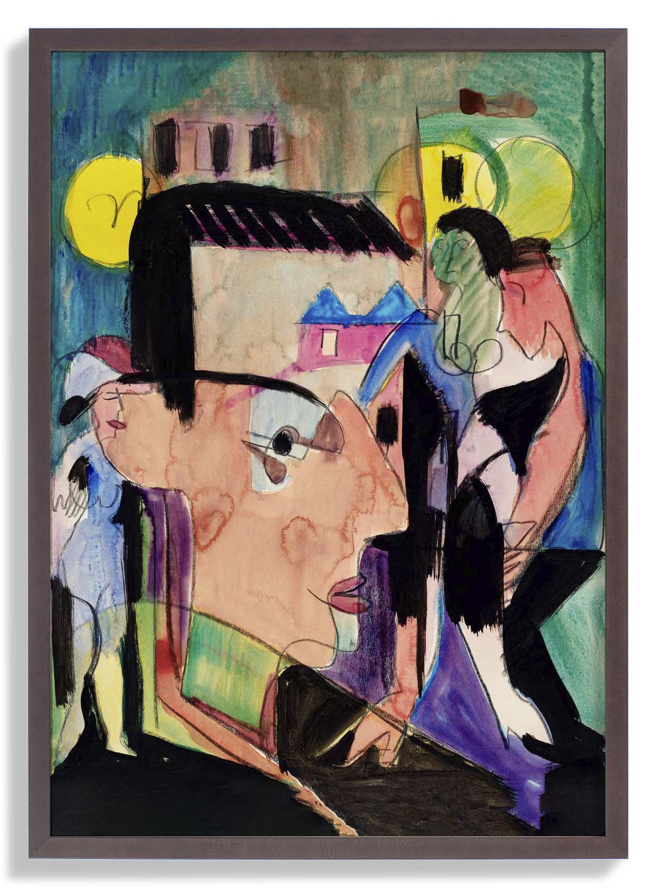 Selbstporträt von Ernst Kirchner