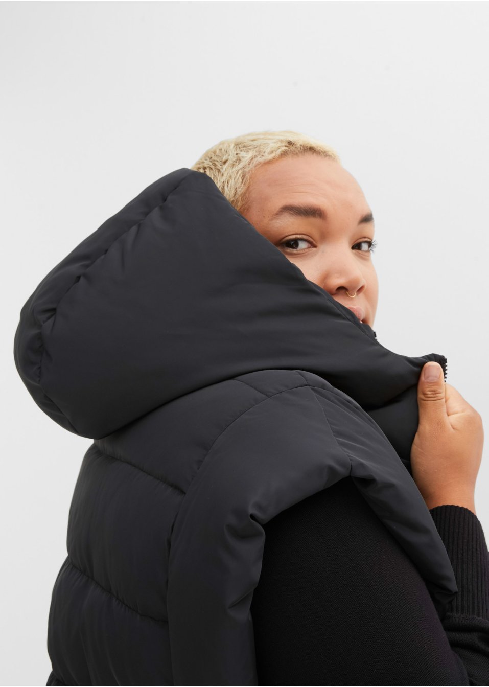 Veste courte sans manches