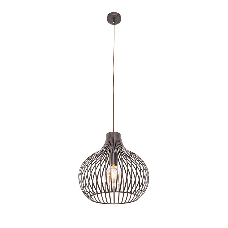 Moderne hanglamp bruin 38 cm - Saffira