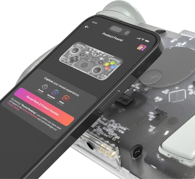 CRKD Neo S gamepad (gennemsigtig)