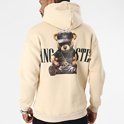 Sweat Capuche Beige Taupe