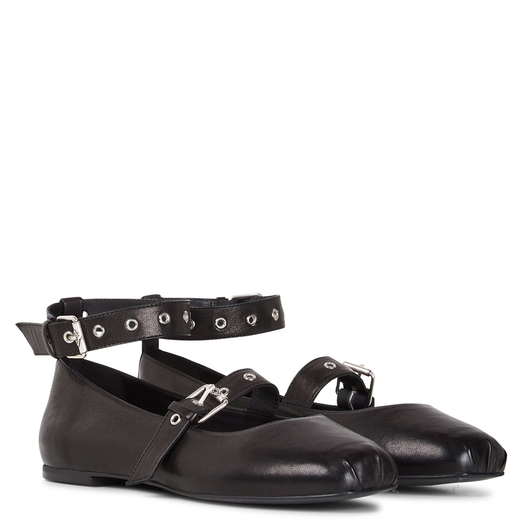CANYA - Ballerines en cuir | Noir