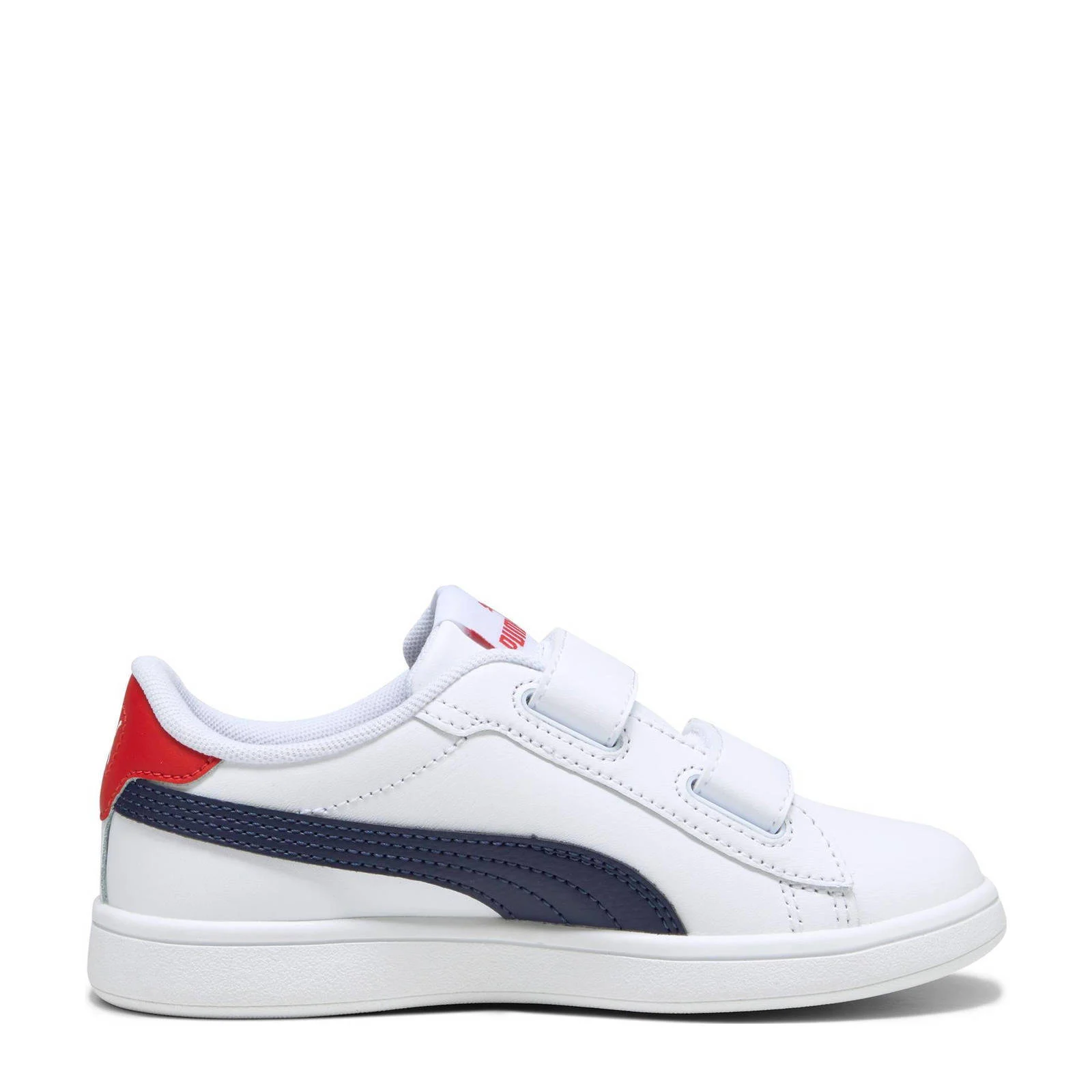 Puma Puma Smash 3.0 L V PS 3.0 sneakers wit/donkerblauw/rood