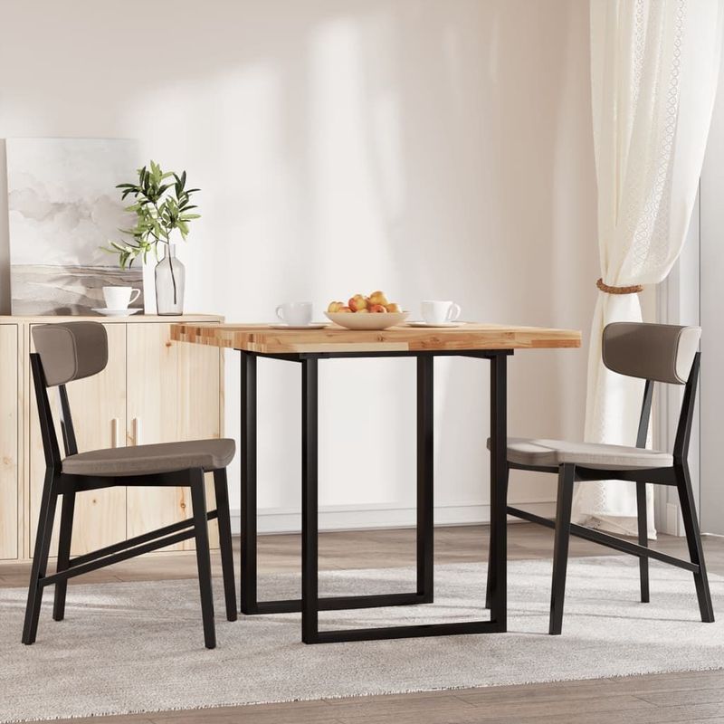 vidaXL - Tafelblad - Vierkant - 80x80 cm - Massief Acaciahout
