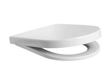 Plieger Kansas toiletzitting met softclose en quick release wit