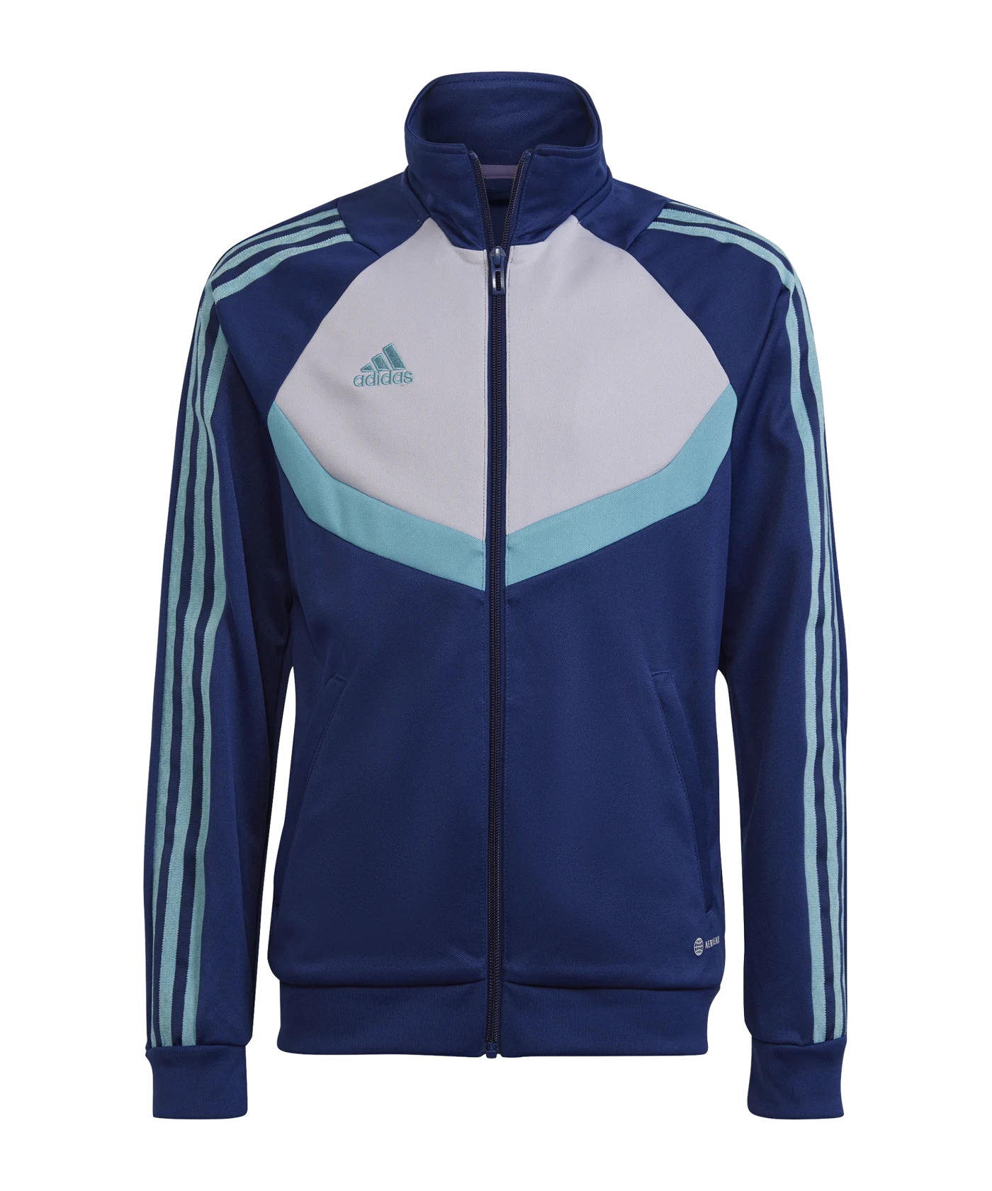 adidas Tiro Trainingsjacke Kids Blau