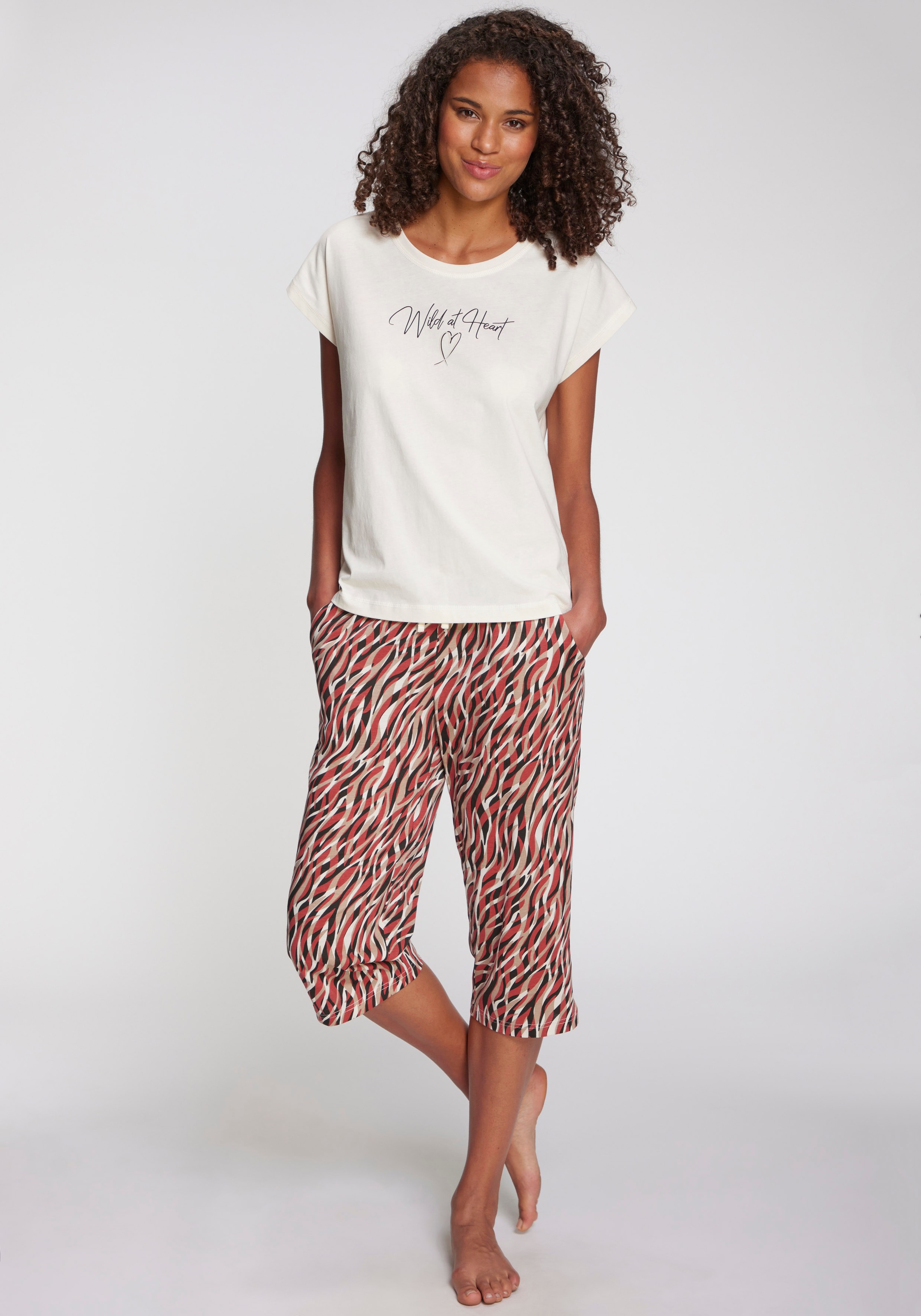 Vivance Dreams Caprihose  mit schönem Muster