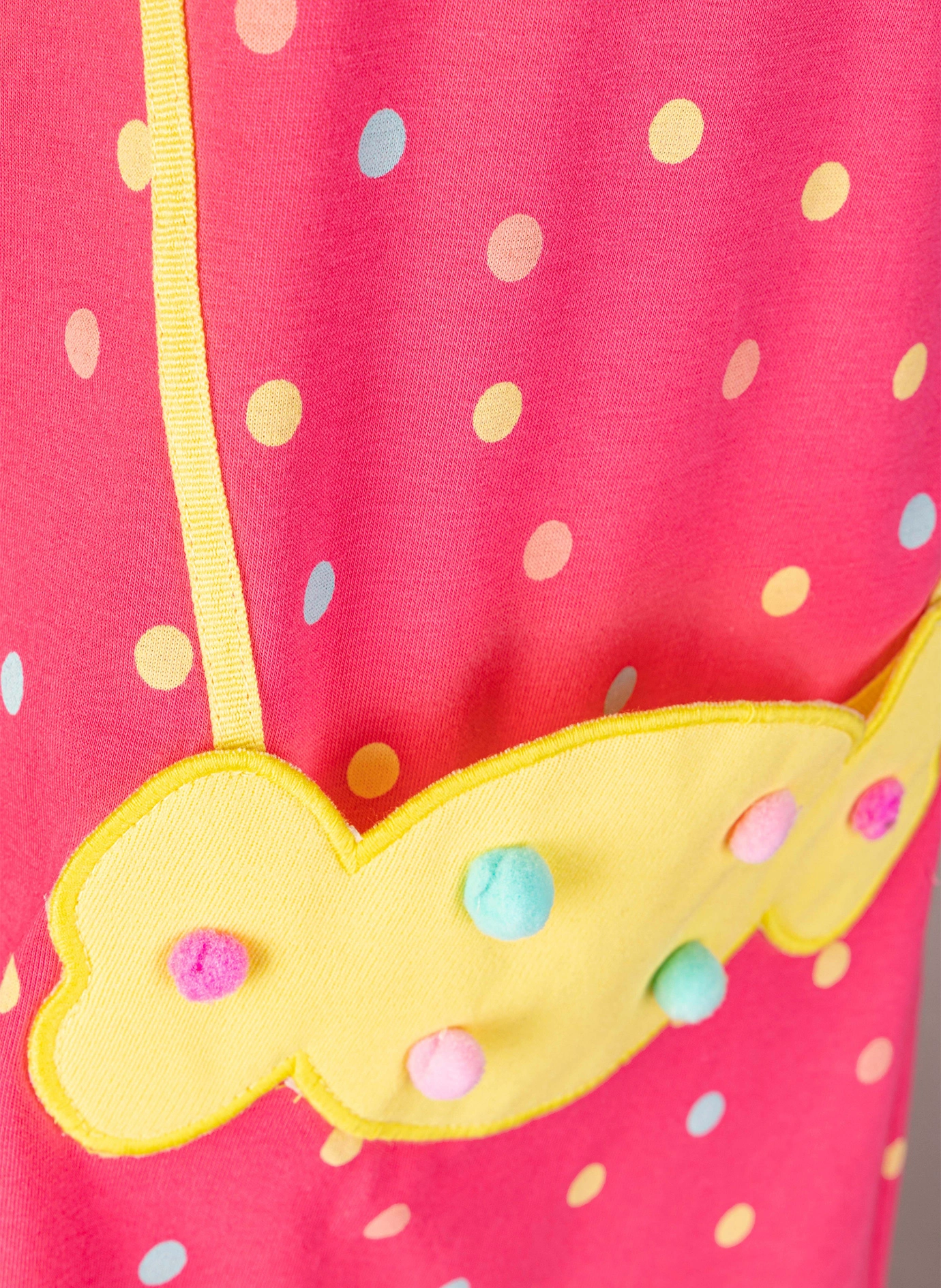 Kleid CANDY gepunktet in pink