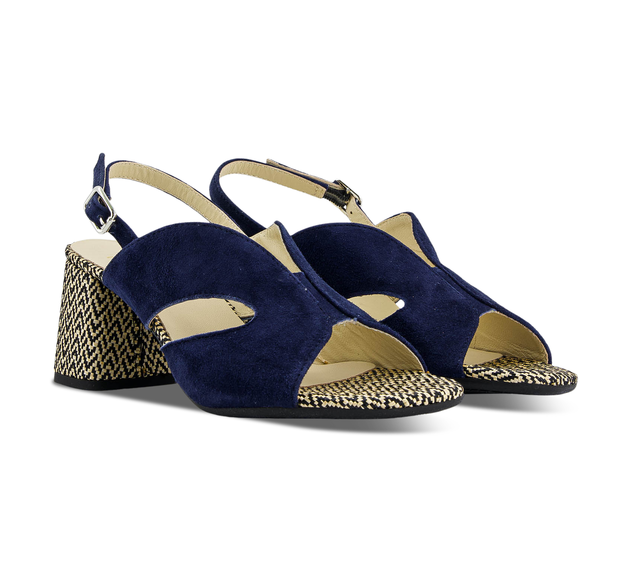 1874 by Walder Riemchensandalen blau