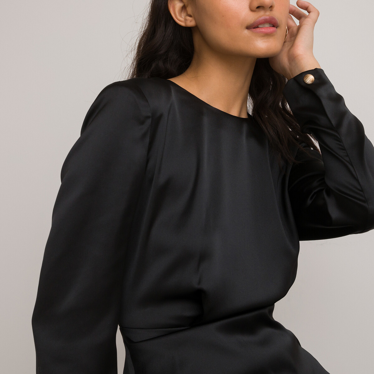 COLEÇÃO LA REDOUTE<br>Vestido curto ajustado, decote nas costas
