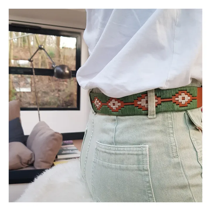De Las Pampas Ceinture Rombo | Vert
