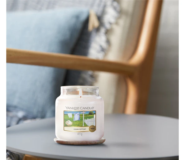 YANKEE CANDLE Clean Cotton Duftkerze