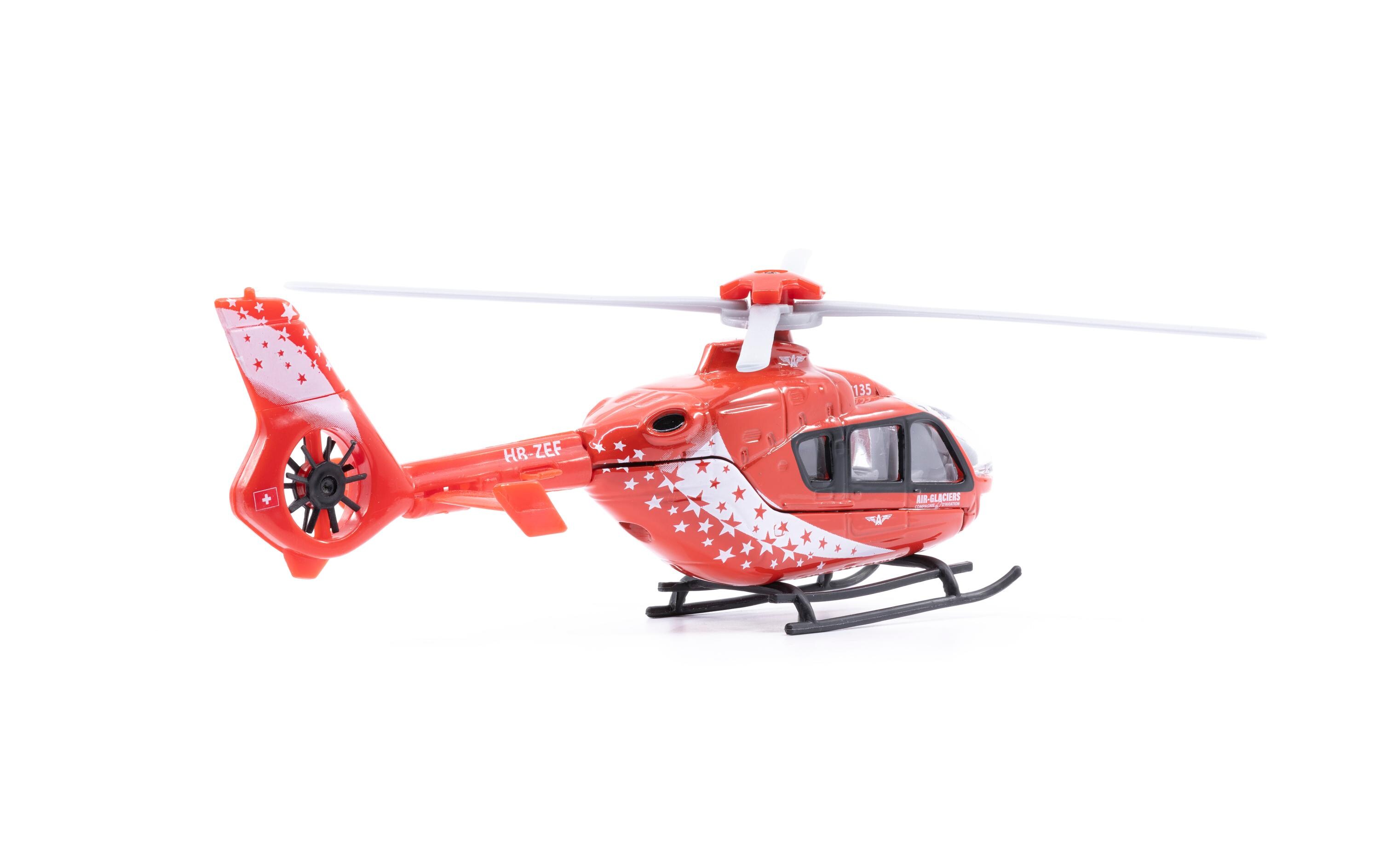Toy EC-135 Air Glaciers Helikopter 1:72Mini EC-135 Air Glaciers Helikopter