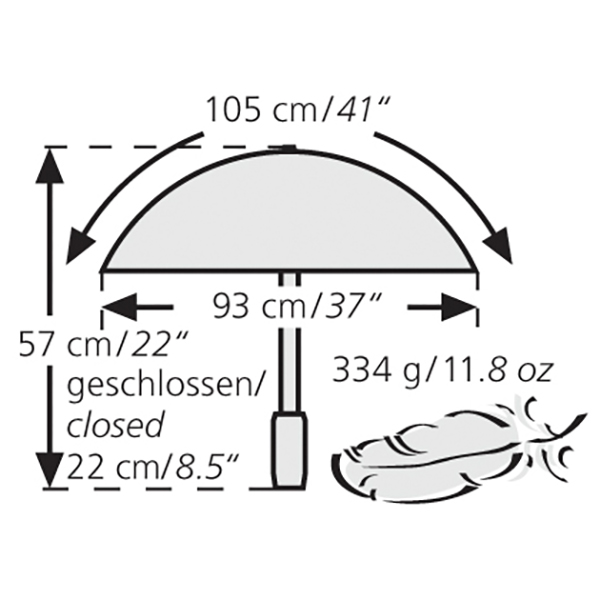 EuroSchirm - Dainty Automatic - Parapluie