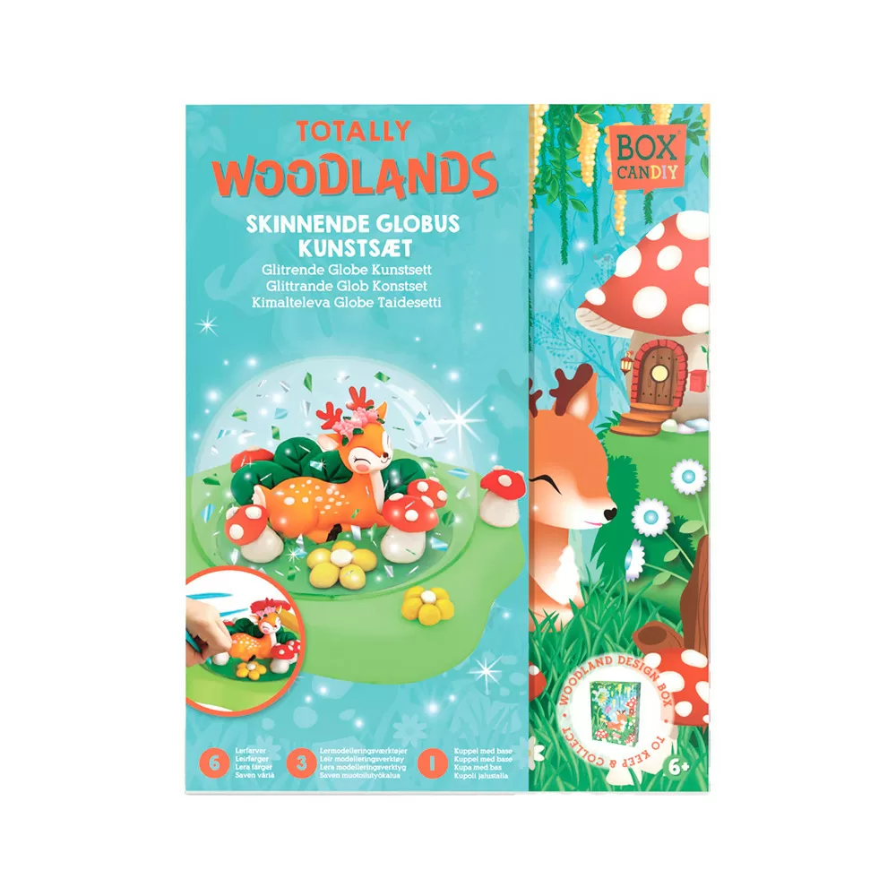 BOX CANDIY Sparkle Globe Art - Totally Woodlands - 1 stk