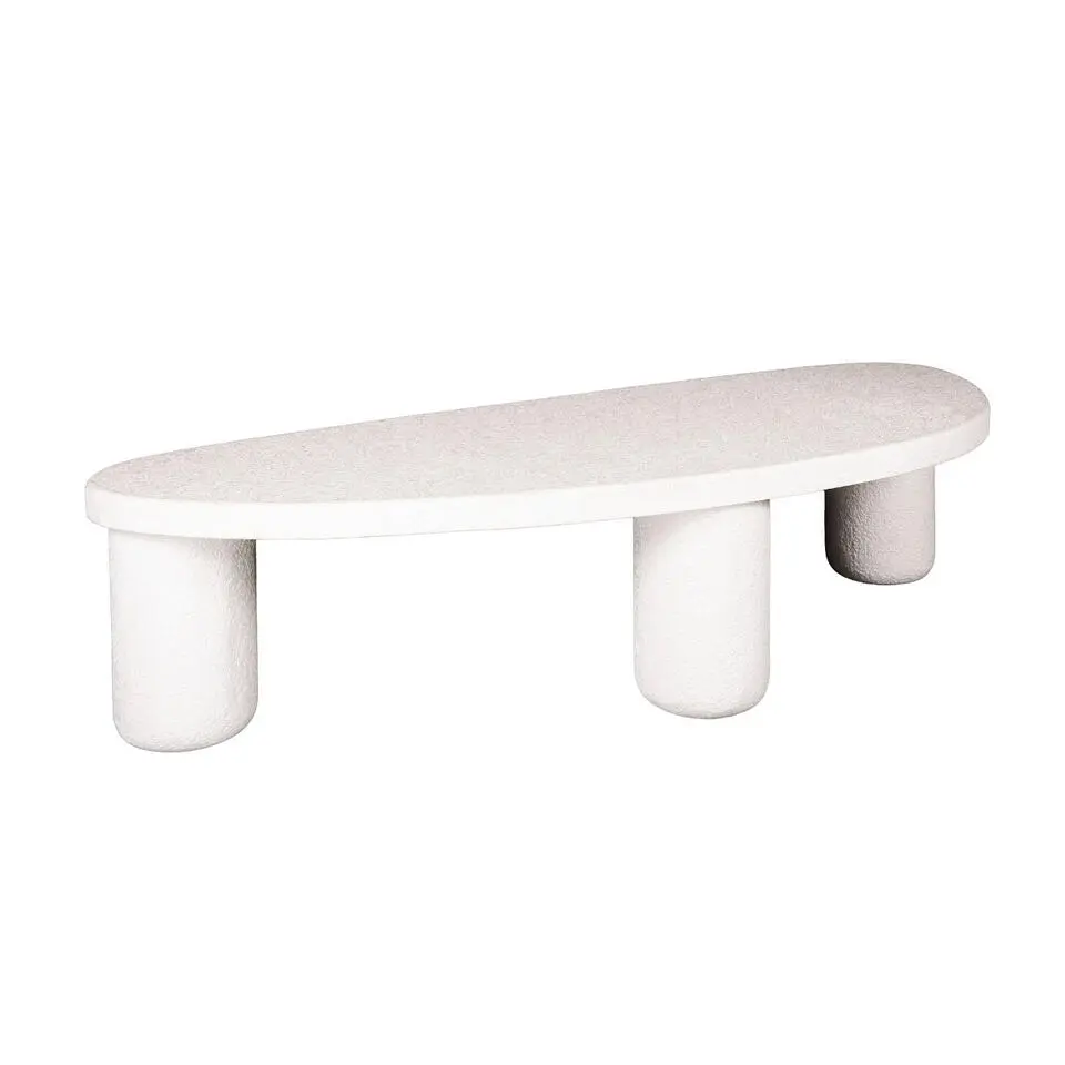 Fraaai - Vero organische salontafel - 157 cm - marmer - wit